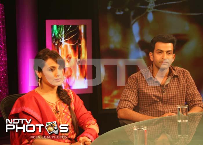 Aiyyaa! Rani drops by the NDTV studio