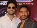 Photo : Ajay, Abhishek in Bol Bachchan mode