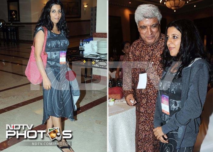 Shabana Azmi, Zoya Akhtar at a seminar