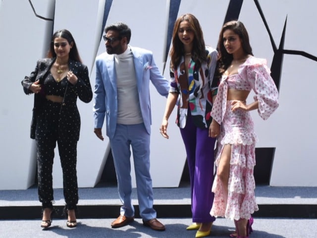 Photo : Ajay Devgn And Rakul Preet Launched Runway 34 Trailer In Style