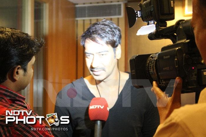 Ajay Devgn at NDTV