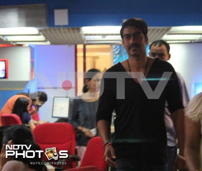 Ajay Devgn at NDTV