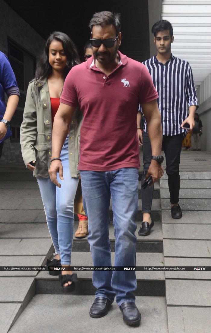 Ajay Devgn And Kajol Take Nysa For A Lunch Date