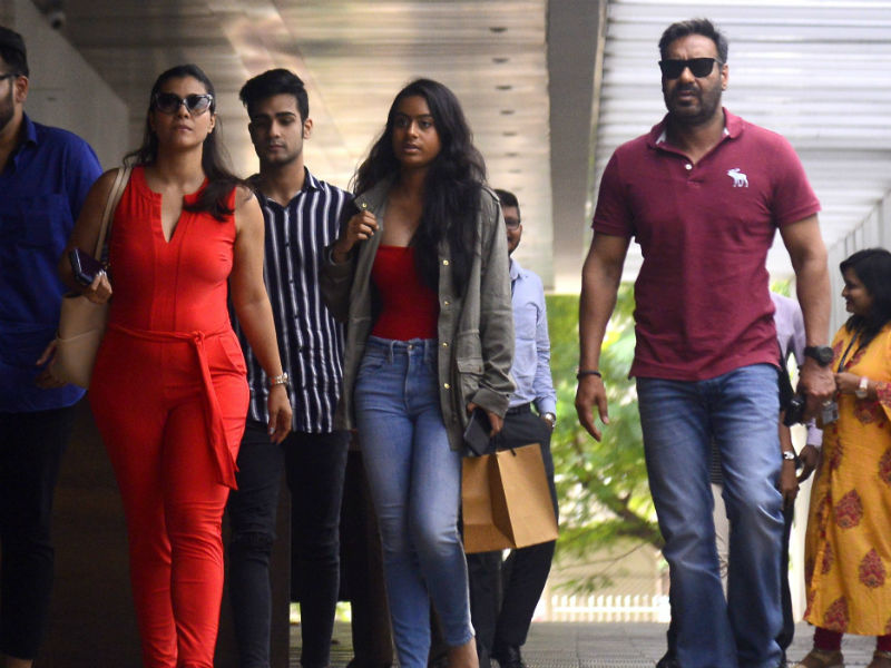 Ajay Devgn And Kajol Take Nysa For A Lunch Date