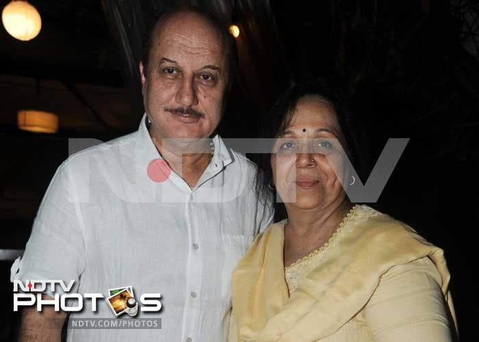 Actor Anupam Kher and Rohini Hattangadi were at the remembrance meet.