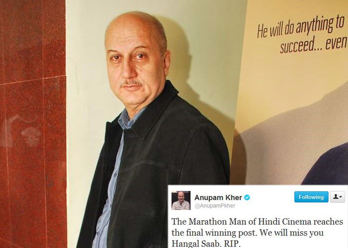 Celebs say goodbye to AK Hangal on Twitter