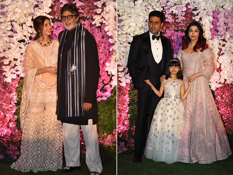 The Bachchans, Sonali Bendre, Kajol, Karisma And Rekha Lead A-List At Akash Ambani-Shloka Mehta's Reception