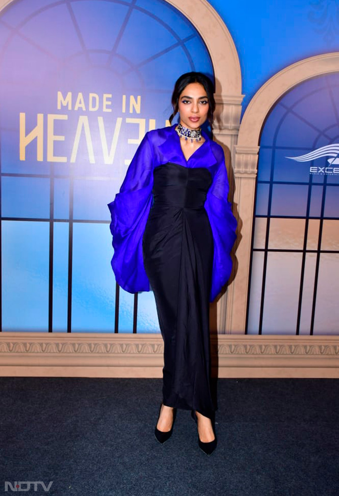 Sobhita Dhulipala made heads turn in her stylish outfit at the promotional event of <i>Made In Heaven 2</i>.(Image Courtesy: Varinder Chawla)