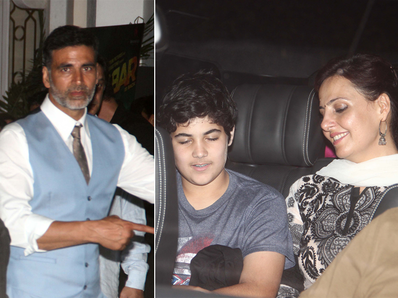 <i>Gabbar</i>'s Day Out With Son Aarav and Sister Alka <i>Gabbar</i>'s Day Out With Son Aarav and Sister Alka
