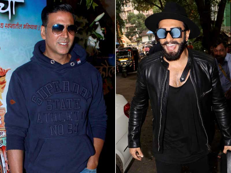Photo : Akshay Kumar And Ranveer Singh Tell Us How To Pull Off Casuals In Style