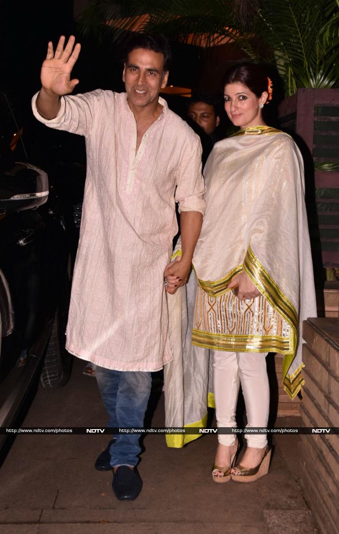 Akshay Kumar, Twinkle Khanna\'s Pre-Diwali Celebrations