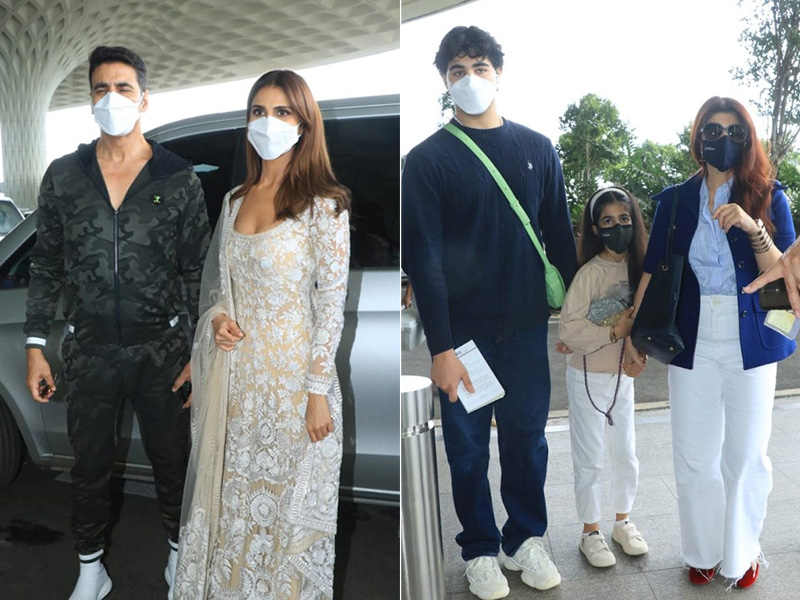 Star Studded Airport With Akshay, Vaani And Twinkle