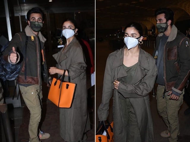 Photo : Alia Bhatt And Ranbir Kapoor's Airport Diaries