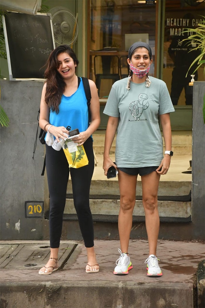 Meanwhile, Shonali Nagrani and Kubbra Sait caught up at a Bandra eatery.