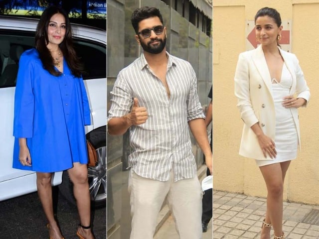 Photo : Alia Bhatt, Vicky Kaushal And Bipasha Basu Stepped Out Dressed In Their Best