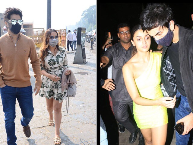 Alia-Ranbir And Varun-Natasha's Outings In Mumbai