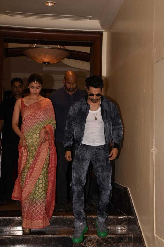 Varun Dhawan escorted Alia Bhatt to the venue.