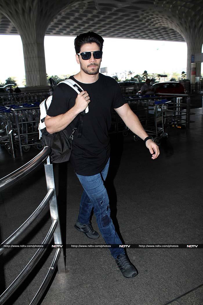 Actor Sooraj Pancholi was also travelling on Wednesday.