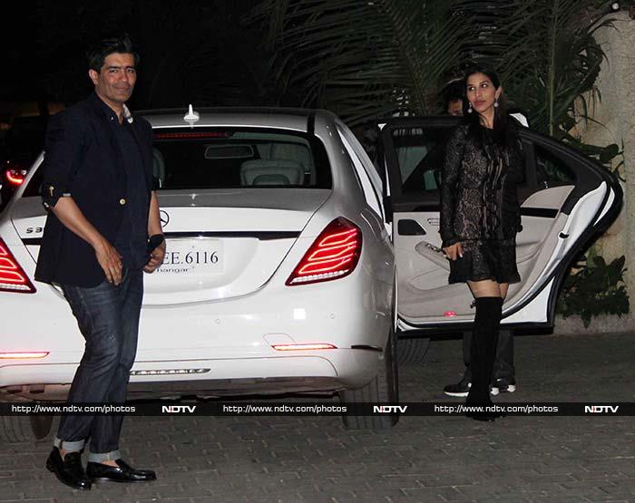 Actress-singer Sophie Choudry and designer Manish Malhotra also joined.