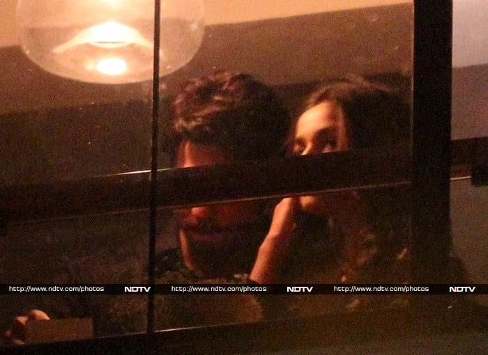 Sidharth and Alia were spotted hanging out together at the party.