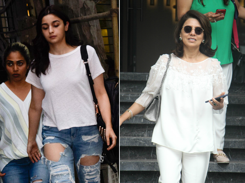 What Alia Bhatt And Neetu Kapoor Did On A Busy Weekday