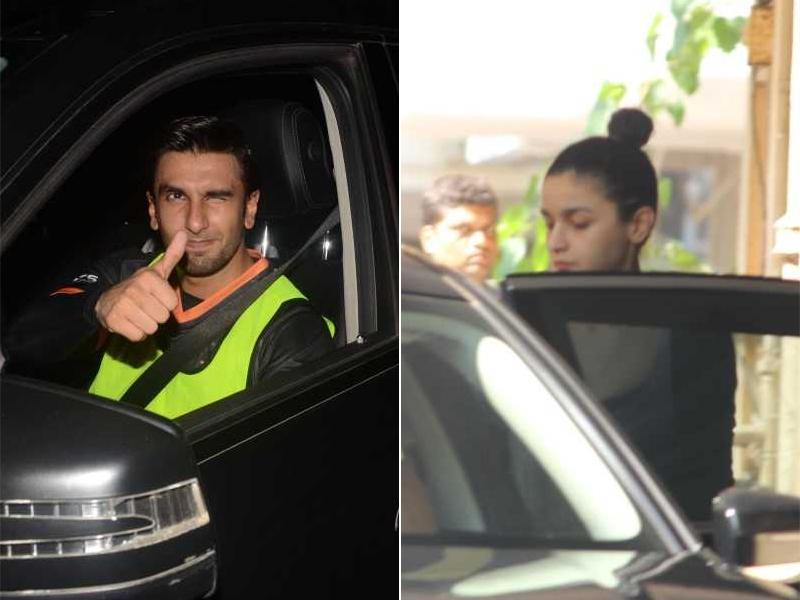 Star Spotting: Alia Bhatt And Ranveer Singh