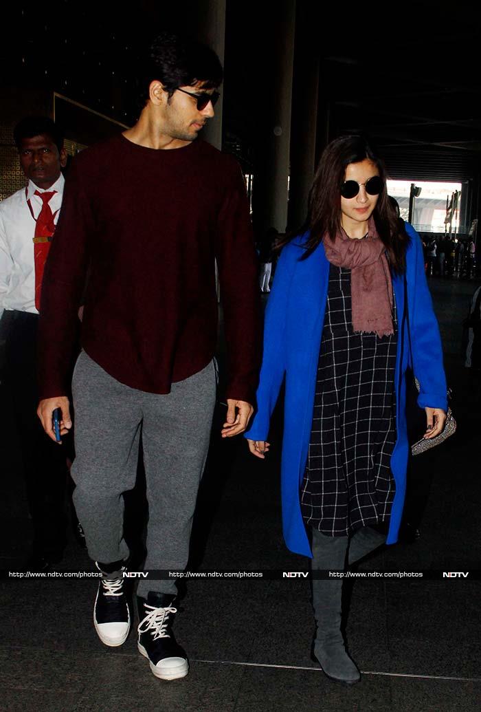 Alia Bhatt And Sidharth Malhotra Spotted Twice In One Day