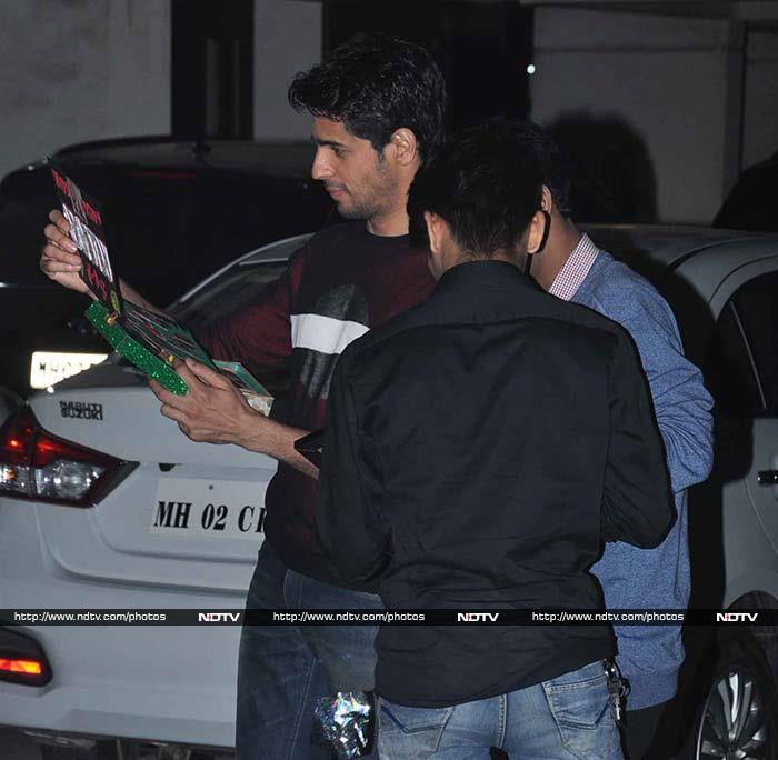 Sidharth also received greetings from fans on his birthday.