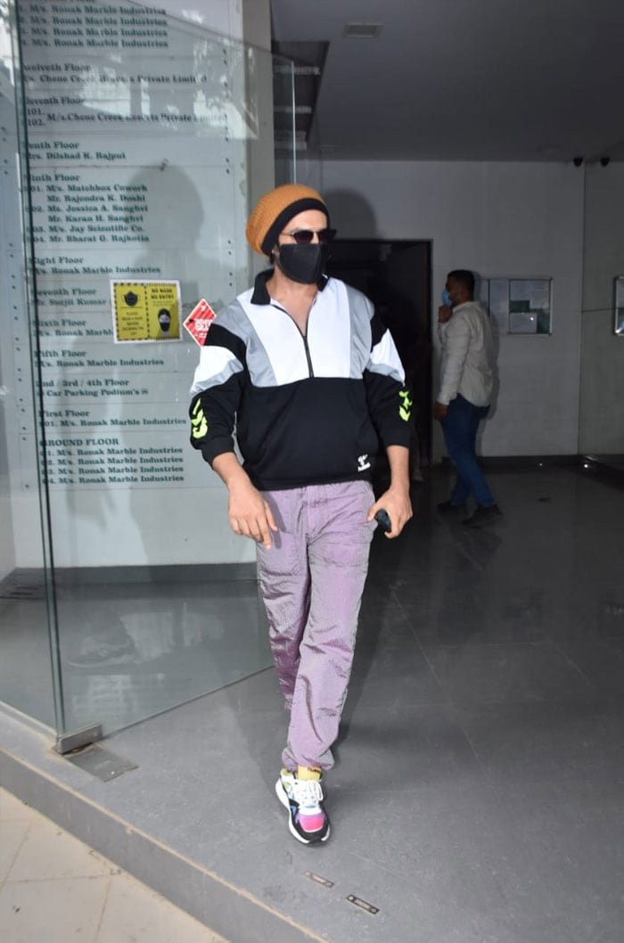 Kartik Aaryan was snapped in Andheri.