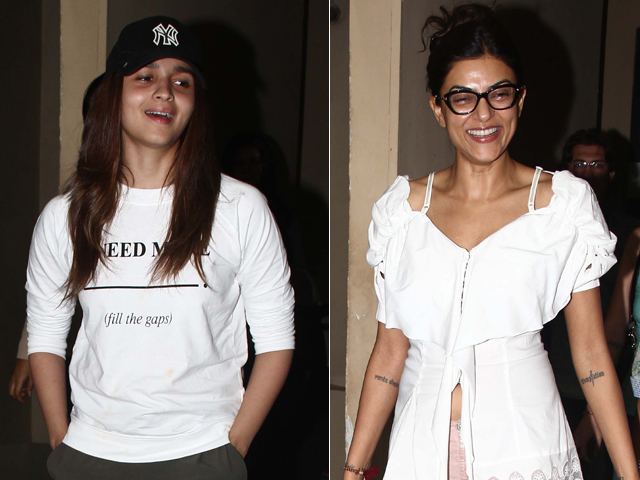 A 'No Make-Up Day' In The Life of Alia Bhatt, Sushmita Sen