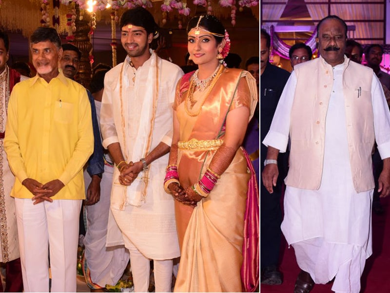 Photo : Political Bigwigs and Southern Stars at Allari Naresh's Wedding