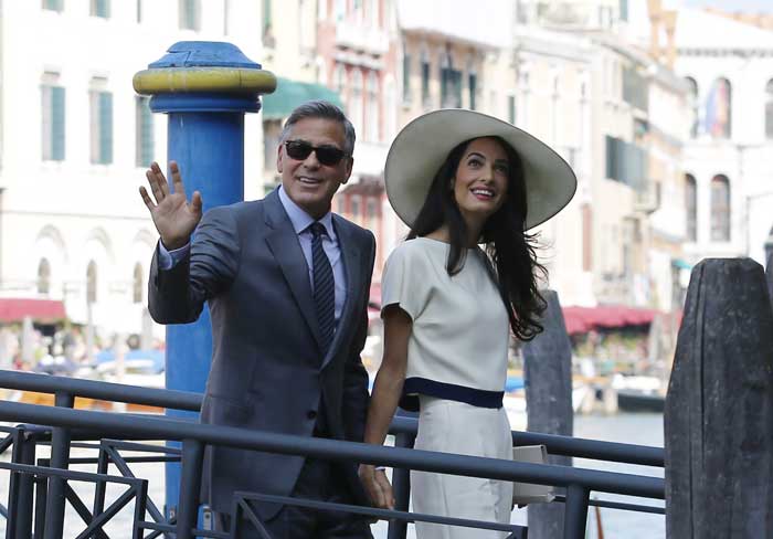 Vow to Wow: Mr and Mrs Clooney in Venice
