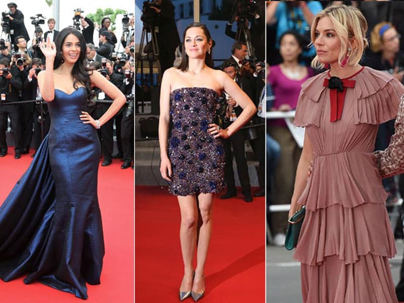 Photo : Cannes Fashion: Mallika, Marion, Sienna Steal the Show