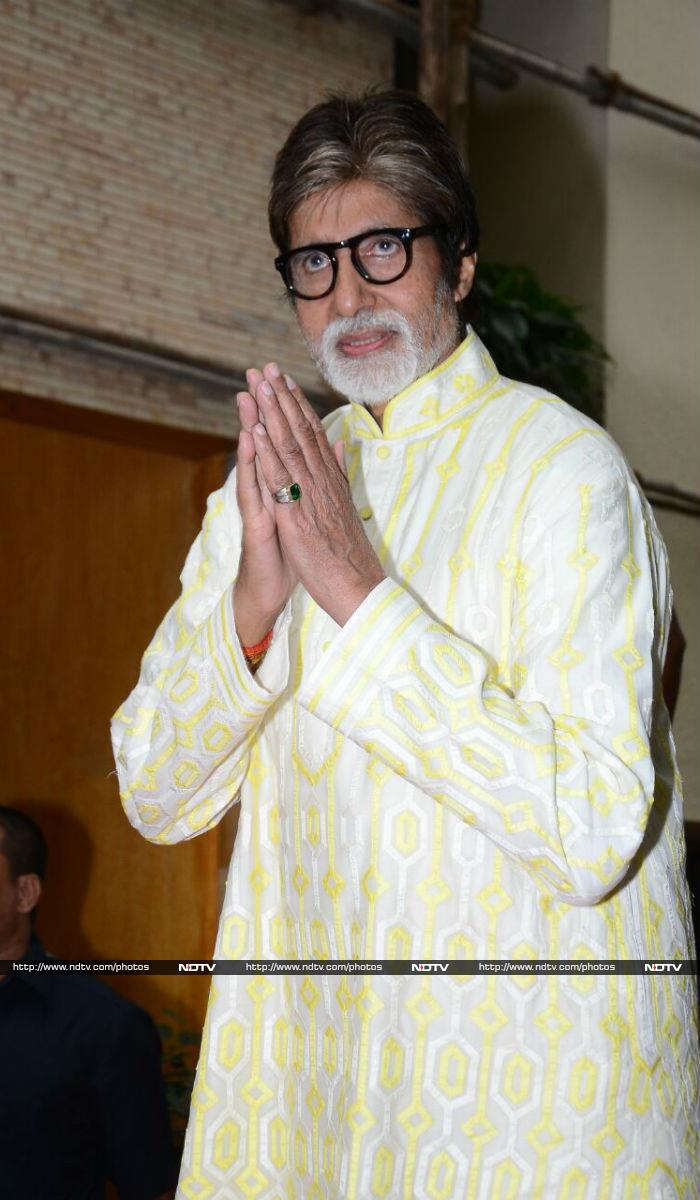 Amitabh Bachchan Celebrates Birthday With Media