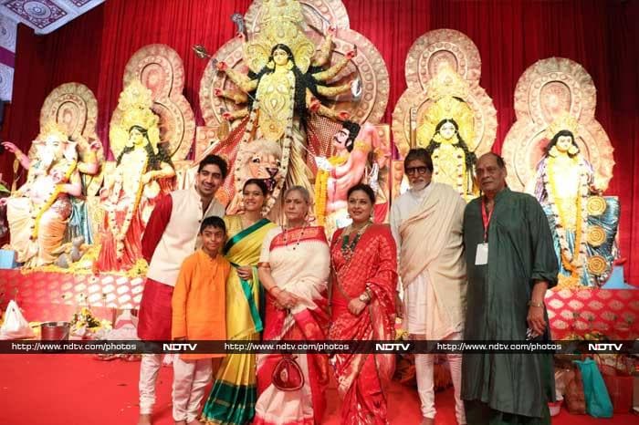 Sibling Goals: Kajol, Rani and Ayan Mukerji snapped celebrating Durga Ashtami
