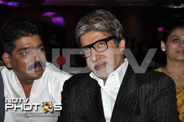 Art director Nitin Chandrakant Desai has something to say but only for Big B's ears.