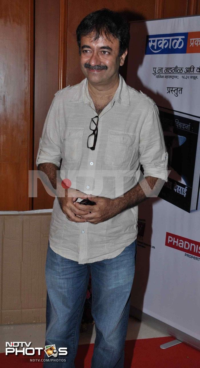 <i>Munnabhai</i> director Raju Hirani was spotted at the do sans his producer-friend Vidhu Vinod Chopra.