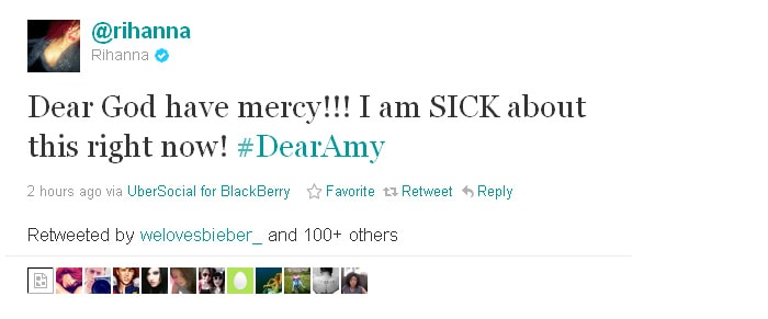 On Twitter, celebs mourn Amy Winehouse