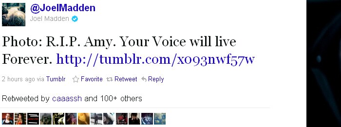 On Twitter, celebs mourn Amy Winehouse