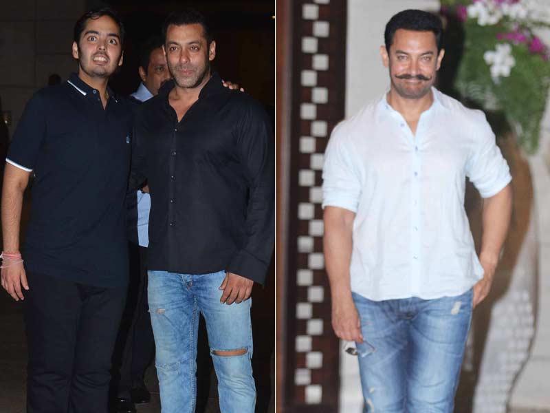 Salman, Aamir Party on Saturday Night Salman, Aamir Party on Saturday Night