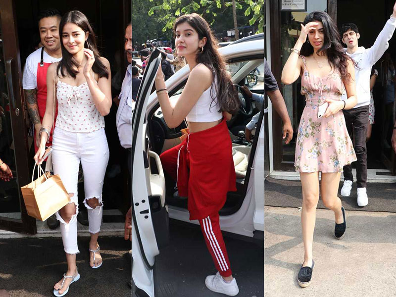 Ananya Panday, Shanaya Kapoor And Khushi Kapoor Catch Up Over Lunch