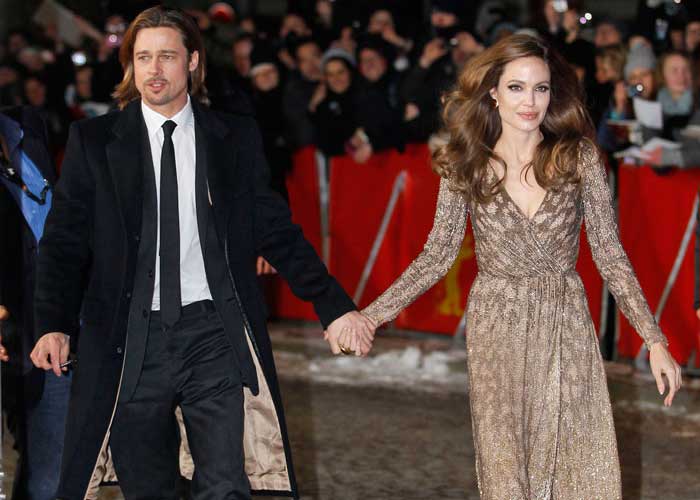 Brad can\'t take his eyes off Angelina