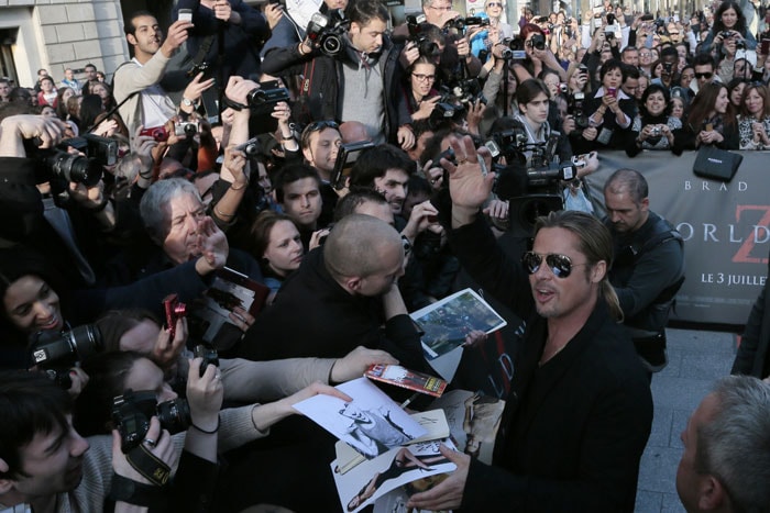In the city of love with Angelina & Brad