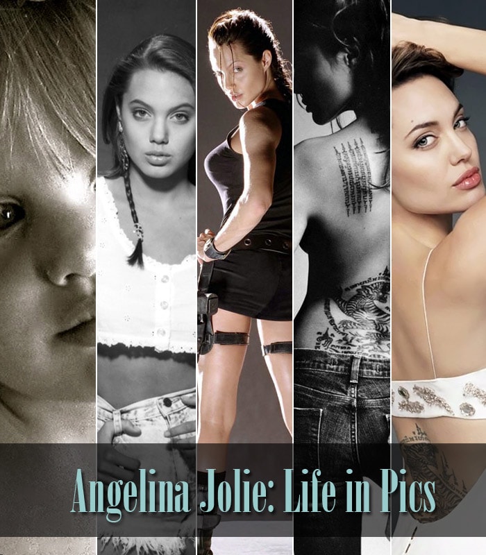 Angelina Jolie\'s life in pics