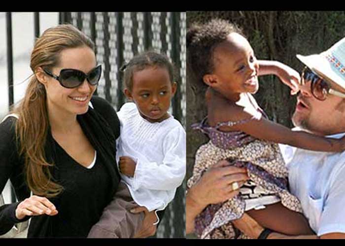 On July 6, 2005, Angelina adopted six-month-old Zahara Marley from Ethiopia. Her new partner, Brad, accompanied her to Ethiopia and in December the same year announced that he would  adopt Maddox and Zahara. In January 2006, the last names of Angelina's two children were formally changed to Jolie-Pitt.