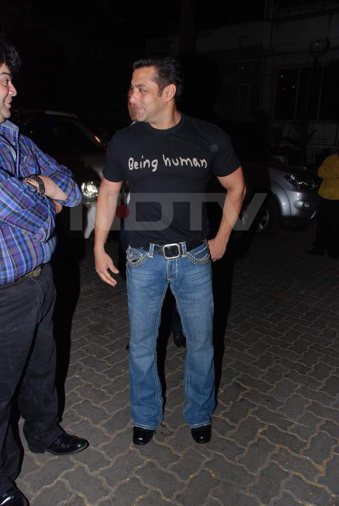 Salman, as usual, trying to be human.