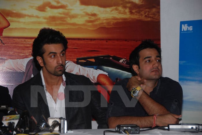 Ranbir Kapoor at the press conference.