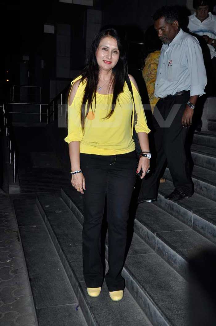 Poonam Dhillon arrived at the venue looking bright in yellow.