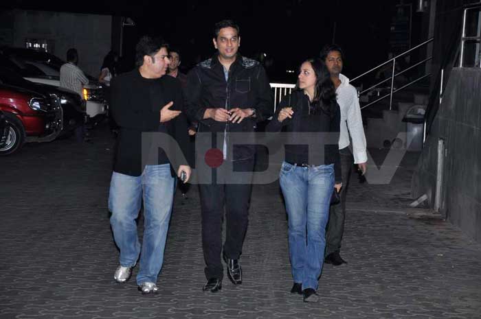 Sajid Khan at the venue.