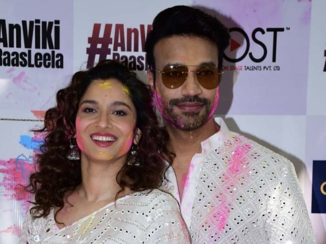 Holi 2022: Ankita Lokhande And Vicky Jain Host Holi Bash Holi 2022: Ankita Lokhande And Vicky Jain Host Holi Bash